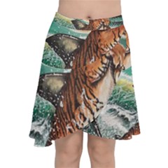 Tiger Shark Chiffon Wrap by redmaidenart