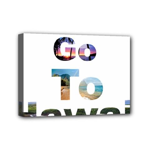 Hawaii Mini Canvas 7  X 5  by Howtobead