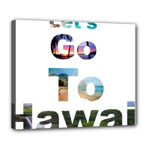 Hawaii Deluxe Canvas 24  X 20   by Howtobead