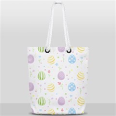 Easter Pattern Full Print Rope Handle Tote (small) by Valentinaart