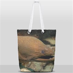 Moray Eel 1 Full Print Rope Handle Tote (small) by trendistuff