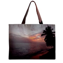 Puerto Rico Sunset Zipper Mini Tote Bag by StarvingArtisan