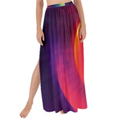 Colorful Glowing Maxi Chiffon Tie-up Sarong by Sapixe