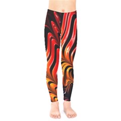 Fractal Mathematics Abstract Kids  Legging by Sapixe