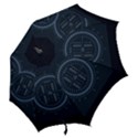Minimalistic Knowledge Mathematics Trigonometry Hook Handle Umbrellas (Large) View2