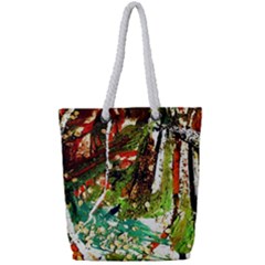April   Birds Of Paradise Full Print Rope Handle Tote (small) by bestdesignintheworld