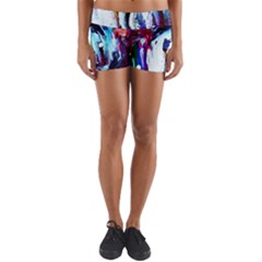 Funny House Yoga Shorts by bestdesignintheworld