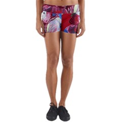 Dscf1741 - Funny Clown Yoga Shorts by bestdesignintheworld