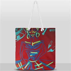 Dscf1442 - Californian Girl Full Print Rope Handle Tote (large)
