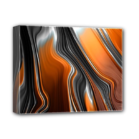 Fractal Structure Mathematics Deluxe Canvas 14  X 11  by Sapixe