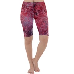 Background Texture Structure Cropped Leggings  by Sapixe