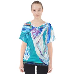 Marine On Balboa Island V-neck Dolman Drape Top by bestdesignintheworld