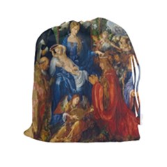 Feast Of The Rosary - Albrecht Dürer Drawstring Pouches (xxl) by Valentinaart