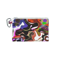Abstract Full Colour Background Canvas Cosmetic Bag (small) by Modern2018