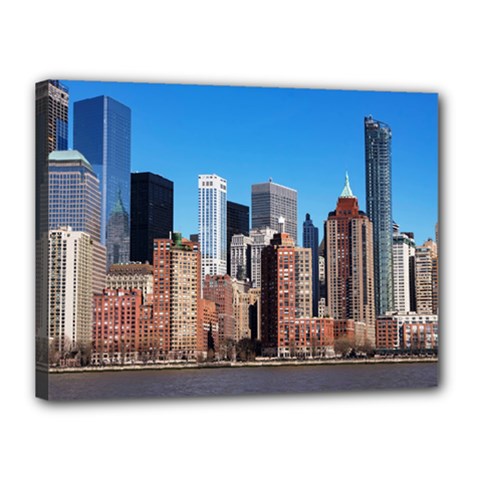 Skyscraper Architecture City Canvas 16  X 12  by Simbadda