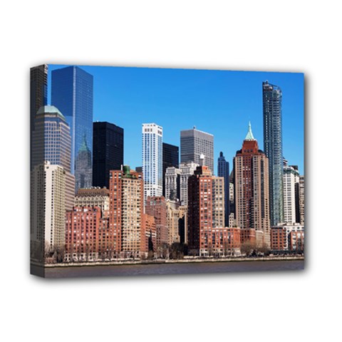Skyscraper Architecture City Deluxe Canvas 16  X 12   by Simbadda