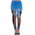 Skyscraper Architecture City Lightweight Velour Leggings