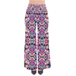 Multicolored Abstract Geometric Pattern So Vintage Palazzo Pants