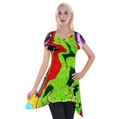 Untitled Island 3 Short Sleeve Side Drop Tunic by bestdesignintheworld