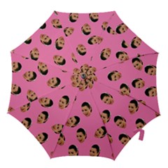 Crying Kim Kardashian Hook Handle Umbrellas (small) by Valentinaart