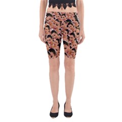 Crying Kim Kardashian Yoga Cropped Leggings by Valentinaart