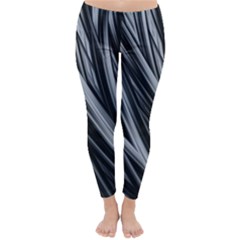Fractal Mathematics Abstract Classic Winter Leggings by Sapixe