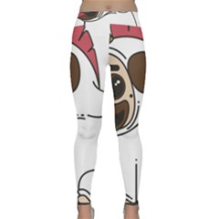 Pug Unicorn Dog Animal Puppy Classic Yoga Leggings by Sapixe