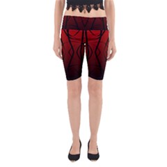 Elegant Chaos Yoga Cropped Leggings by G33kChiq