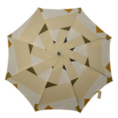 Fabric Textile Texture Abstract Hook Handle Umbrellas (large) by Sapixe