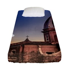 San Giovanni Battista Dei Fiorentini Church, Rome, Italy Fitted Sheet (single Size) by dflcprints