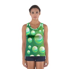 Background Colorful Abstract Circle Sport Tank Top  by Nexatart