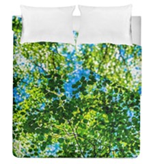 Forest   Strain Towards The Light Duvet Cover Double Side (queen Size) by FunnyCow