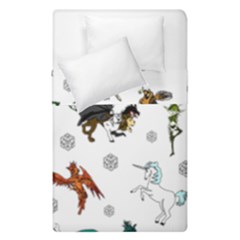 Dundgeon And Dragons Dice And Creatures Duvet Cover Double Side (single Size) by IIPhotographyAndDesigns
