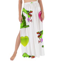Dragons And Hearts Maxi Chiffon Tie-up Sarong by IIPhotographyAndDesigns