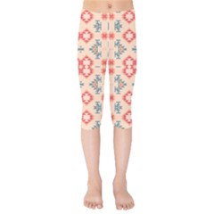 Tribal Shapes                                 Kids  Capri Leggings by LalyLauraFLM