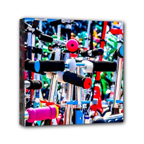 Time To Choose A Scooter Mini Canvas 6  X 6  by FunnyCow