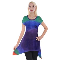 Egg Short Sleeve Side Drop Tunic by snowwhitegirl