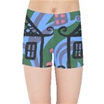 Smiling House Kids Sports Shorts