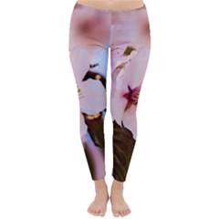 Three Sakura Flowers Classic Winter Leggings by FunnyCow