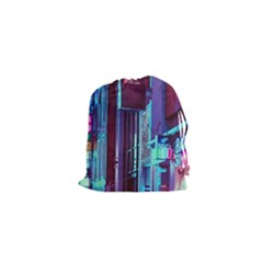 Japan City Drawstring Pouch (xs) by snowwhitegirl