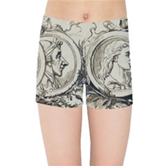 Young 1515867 1280 Kids Sports Shorts by vintage2030