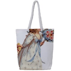 Child 1718357 1920 Full Print Rope Handle Tote (small) by vintage2030