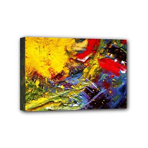 Yellow Chik 3 Mini Canvas 6  X 4  (stretched) by bestdesignintheworld