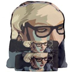 Girl Thinking Giant Full Print Backpack by snowwhitegirl