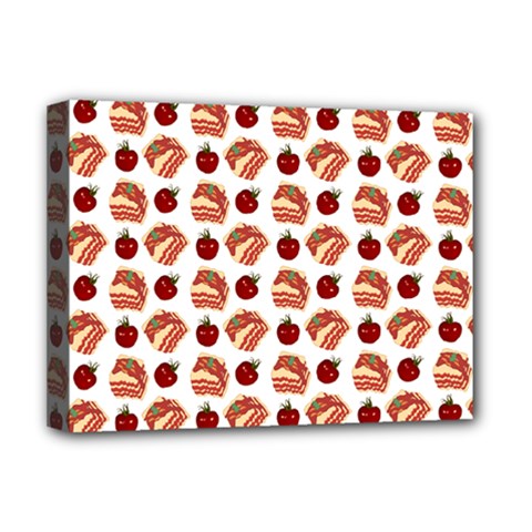 Pasta Pattern Deluxe Canvas 16  X 12  (stretched) 