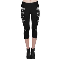 Keep Calm And Carry On My Wayward Son Capri Leggings  by TheFandomWard