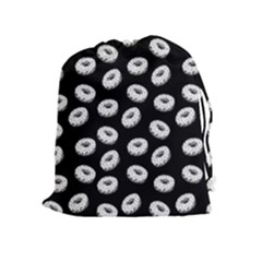 Donuts Pattern Drawstring Pouch (xl) by Valentinaart