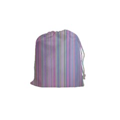 Broken Tv Screen Drawstring Pouch (small)