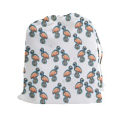 Flaming Gogo Drawstring Pouch (xxl) by ArtByAng