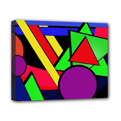 Background Color Art Pattern Form Canvas 10  X 8  (stretched)